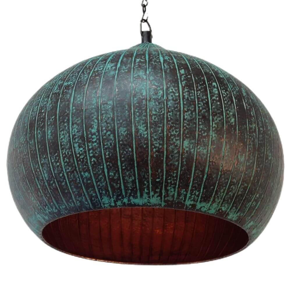 Line Bowler Green Verdigris (2) Medium